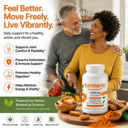 Make Life's Daily Activities Easier with Turmeric Curcumin