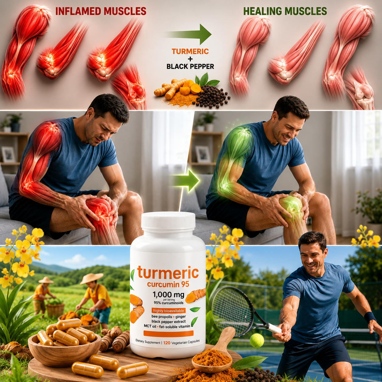 Make Life's Daily Activities Easier with Turmeric Curcumin
